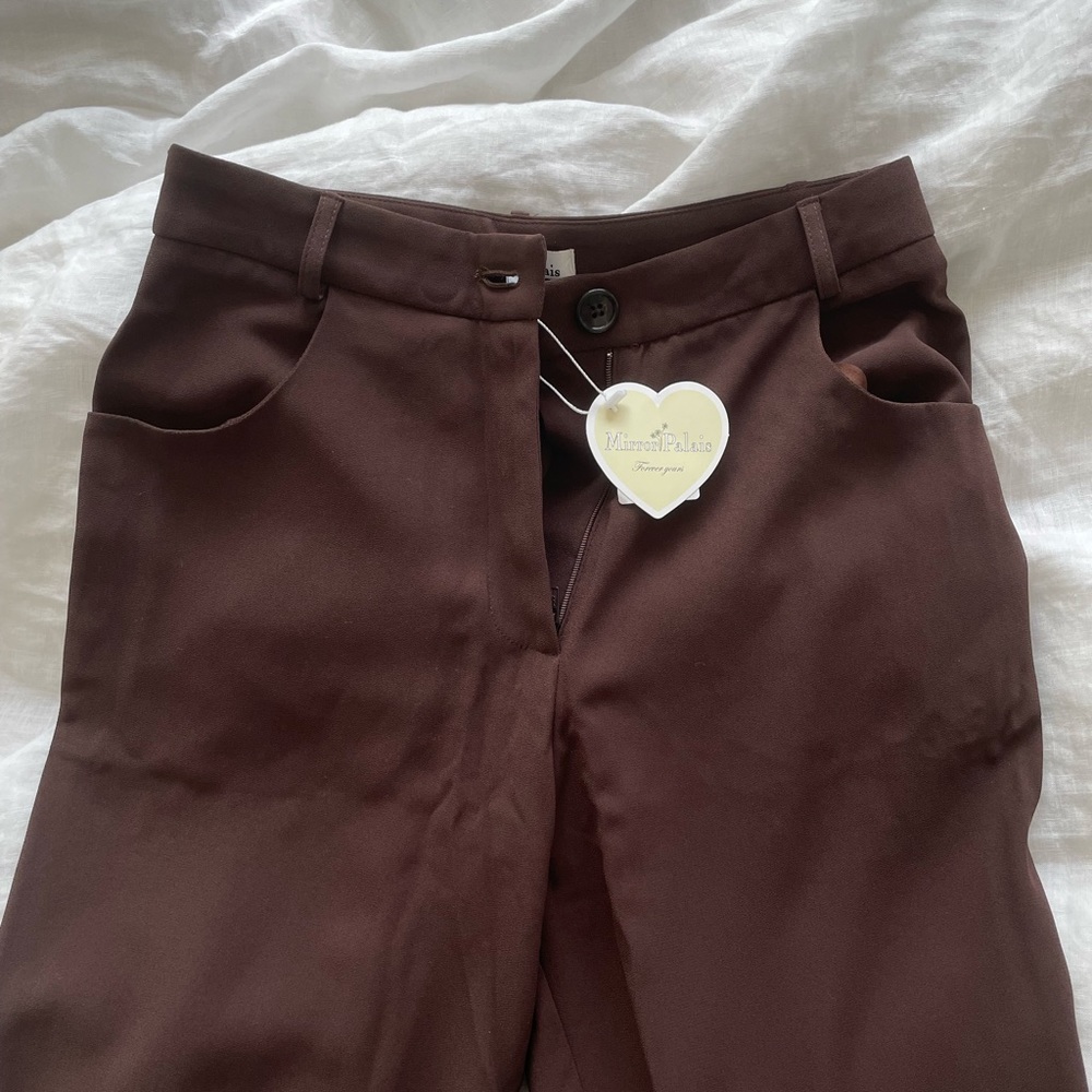 NWT Mirror Palais Cowboy Trousers in Chocolate - Picture 4 of 4